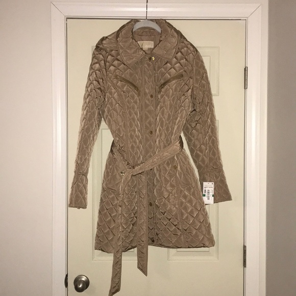 MICHAEL Michael Kors Jackets & Blazers - MICHAEL michael kors Dark Camel quilted coat